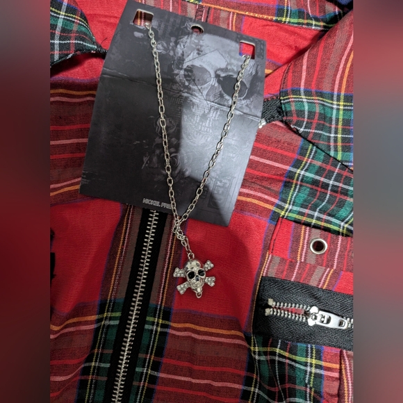 Plaid Dress W/ Vigoss Overshirt Combo - Picture 8 of 10